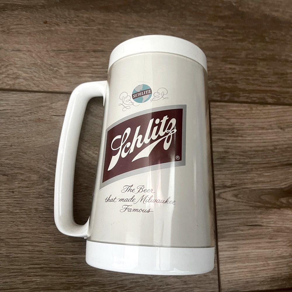 Vintage Thermo-serv Schlitz Beer Mug